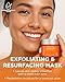 Andalou Naturals Pumpkin Honey Glycolic Mask (NEW FORMULA) - Exfoliating Face Mask with Glycolic Acid, Vitamin C for a Radiant Glow - Gentle Exfoliant Removes Dirt & Dry Skin Cells - 1.7 fl oz
