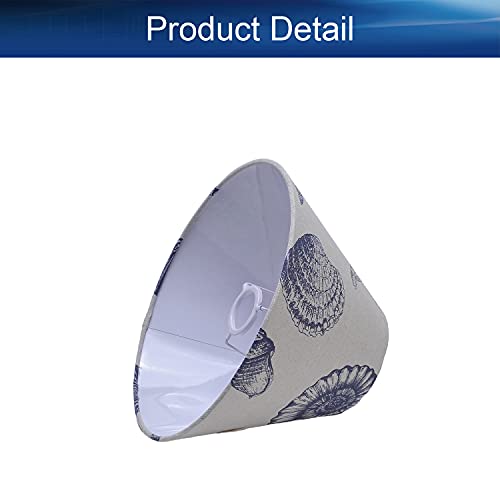 Lamp Shade,Fabric Floor Lamp Shade For E27 Base Uno Style With Adpter For E14 Base Fabric Hand Crafted (Marine Series Printing) #TOP3
