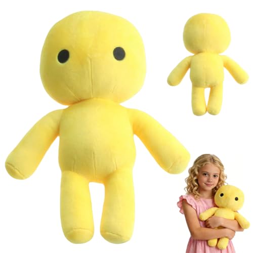 HBSFBH Gelber Plüschtiere 29 cm Wobbly Life Plüschfigur Wackeliges Leben Plush Gelber Weiches Spielzeug Für Kinder G-elber Plush Toys G-elber Puppe für Kinder Geschenk für Jungen und Mädchen