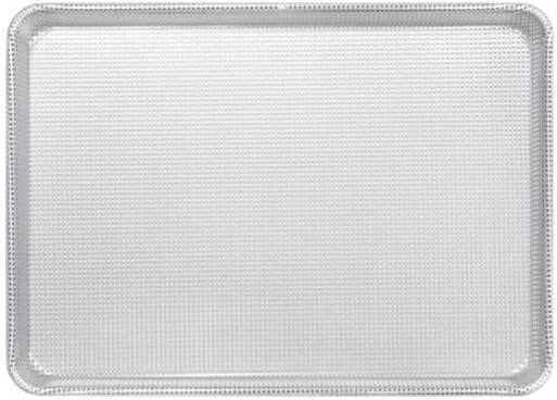 Full Size 16 Gauge Fully Perforated Sheet Baking Pan Wire in Rim Aluminum Bun Pan Professional Commercial and Industrial Grade