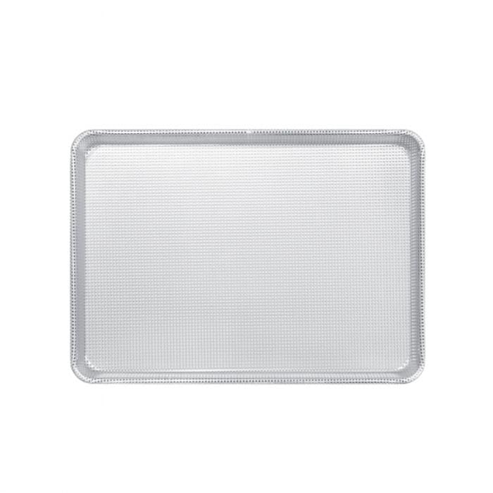 Full Size 16 Gauge Fully Perforated Sheet Baking Pan Wire in Rim Aluminum Bun Pan Professional Commercial and Industrial Grade
