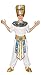 Guirca-83367 Costume da Faraone, per Bambini, Taglia 10 – 12 Anni 10/12, Bianco e Oro, Talla 10-12 años, 83367.0
