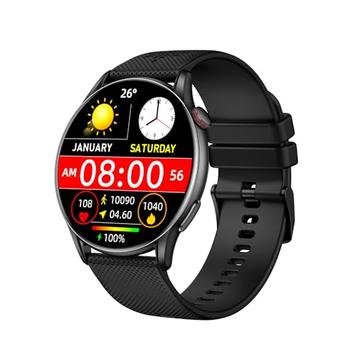 Cultsport Ace XR 1.43" Super Retina Amoled Display,466 * 466 Resolution, 850 NITS Peak Brightness, BT Calling, Health Tracking (Black Silicone Strap) (B0CN1FNZW8) Amazon Price History, Amazon Price Tracker