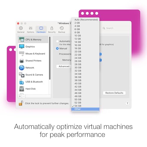 parallels desktop 26 for mac  run windows on mac virtual machine software  authorized by microsoft 1 year subscription mac download