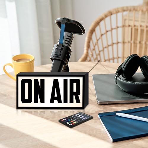 On Air Neon Sign - Live Streaming/Recording Light Sign for Twitch, Tiktok, Youtube Streamers/Gamers -On Air Led Light for Studio Bedroom Game Room Décor