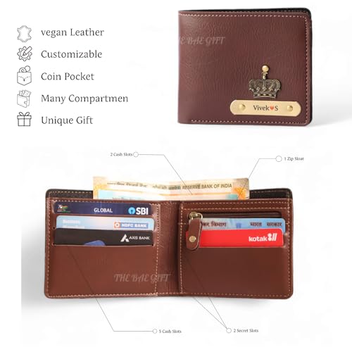 Image of Personalized Leather Men's Customised Gifts|Men Perfume & Leather Giftset for Diwali Christmas Secret Santa New Year Gift Men Father Brother Husband Friend Family Office Colleagues