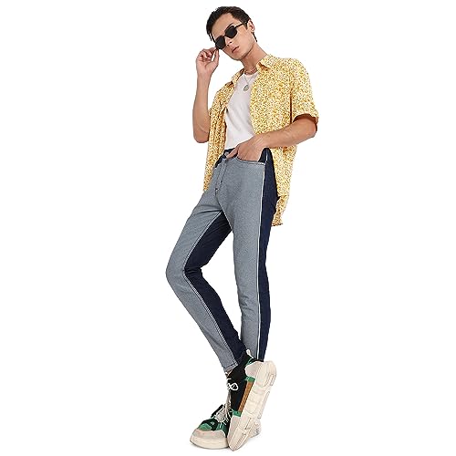 Image of Campus Sutra Men's Mid Rise Regular Fit Jeans