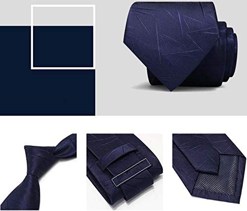 WeiShang Lot 6 PCS 4 inch Extra Long Ties Classic Men's Wide Tie Necktie Neck Ties (Style 02), Large