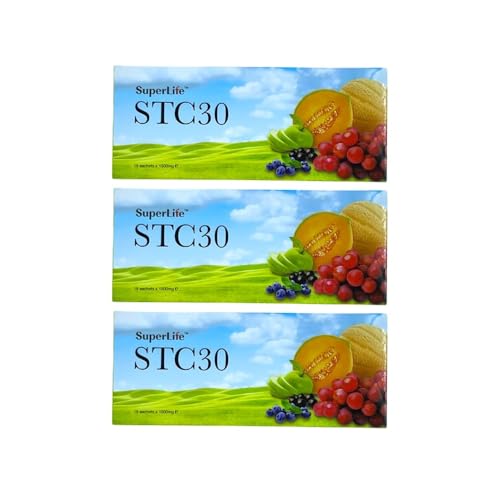 3 Packs Super Life STC30 Stem Cell Anti Aging Total Care Collagen Antioxidant 15 Sachets/Pack