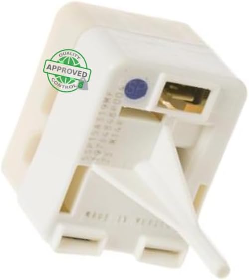 KIT Relay 5SP15A319MF-197D4848P004 +FREE CAPACITOR WR55X24064 CKDX24064X compatible with Americana, GE, Hotpoint Refrigerator fits old # KIT KIT Relay 5SP15A319MF-197D4848P004 + Run Capacitr