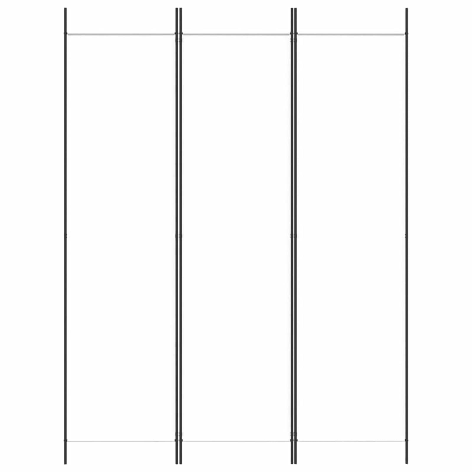 Separador de habitación de 3 paneles, pantalla plegable, partición móvil, separador de privacidad de tela, muebles de pared, interior, dormitorio, oficina, baño, paravent blanco, 150 x 200 cm