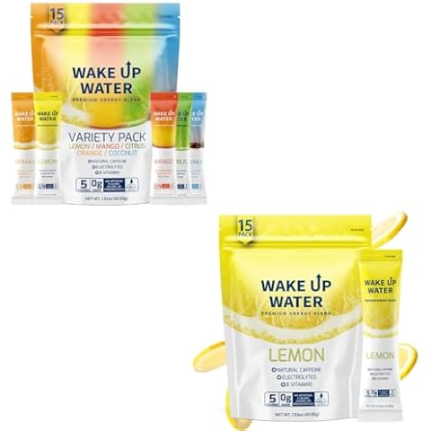 Variety + Lemon (15+15 Pack) - Energy + Hydration Packets Cover