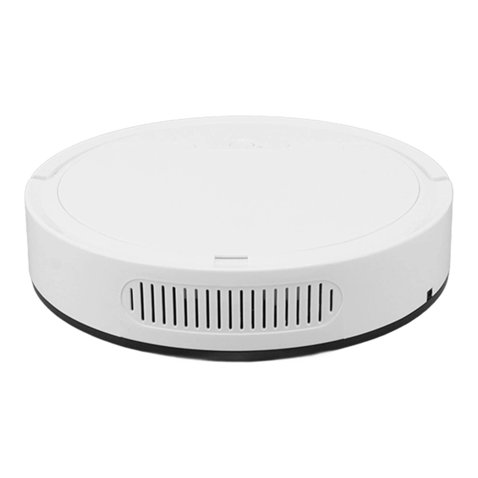 LJCM Robot Vacuum Cleaner, Timing Function Smart Robotic Sweeping Machine 3 in 1 S Shaped Cleaning for Bedroom (White)-image-3