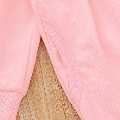 Image of CM C&M WODRO Toddler Girls Clothes Winter Warm Long Sleeve Tops+Long Pants Set