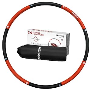 PROIRON Hula Hoop Reifen Erwachsene & Kinder, Hullahub Reifen, 1,2/1,8kg Gewichten und 73-98cm Schaumstoff, einstellbar Hula Hoop Reifen