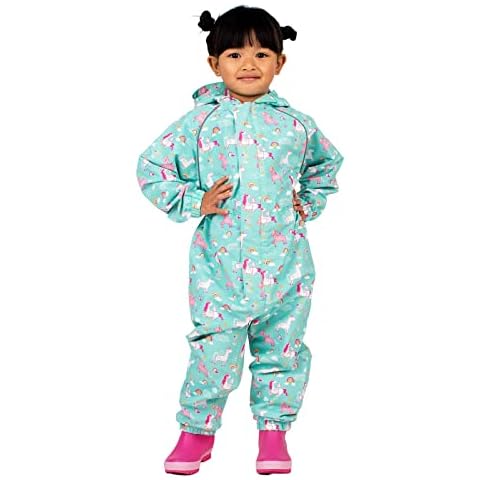 JAN & JUL Traje de lluvia ajustable Cozy-Dry para niños, impermeable y forro polar Cover