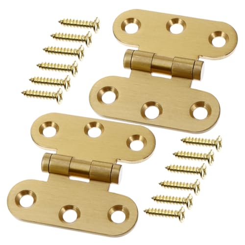 jojofuny 2piezas Bisagras Resistentes Para Puertas De Cocina y Muebles Unidades Tornillos Para Armarios