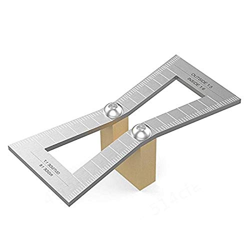 DEREiz Dovetail Marker Hand Cut Wood Joints Gauge with Scale Dovetail