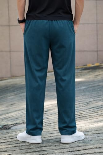 Image of Mack Jonney Men Waffle Knit Cotton Track Pants|Regular Fit |Soft Breathable Lounge Wear|Casual Wear WF-31