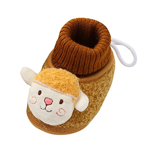 Baby Girls Boys Warm Shoes Soft Booties Snow Comfortable Boot Infant Toddler Warming and Fashion Cute Shoes Toddler Girls Clothes, Yellow, 6-9 Months Infant