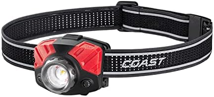 Coast® FL75 700 Lumen Dual Color Twist Focus™ LED Headlamp, Black