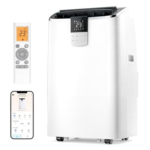 Air Conditioning Unit - 12000 BTU Portable Air Conditioner 4-in-1 Modes & Smart App/Remote Control AC Digital Display Quiet Operation<41dB 24-Hour Timer Covers Up to 218 sq.ft (35)