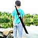 QUEQUAQUI 32 Inch Japan Samurai Pu Foam Blade Anime Sword Ninja Katana Toy for Teens, Adult, Play, Fencing, Fun, Birthday, Halloween (Blue)