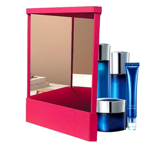 Espejo real no reversible – Espejo de maquillaje con reflexión real | Espejo rectangular no reversible, espejo real para imagen real no reversible | Espejo no reversible