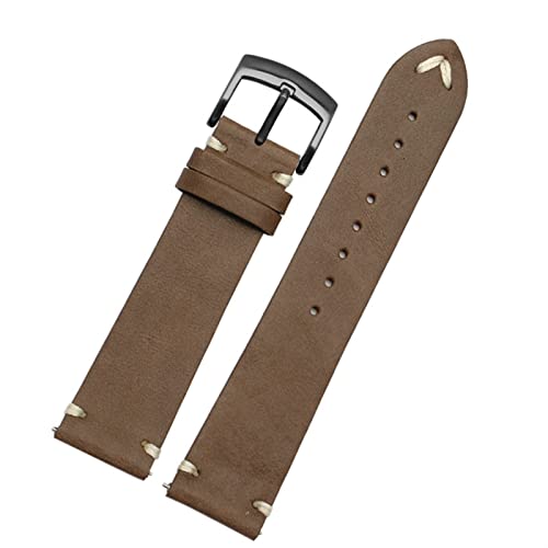 Bracelet de montre en cuir de vache doux pour Citizen BM8475-26E 20mm