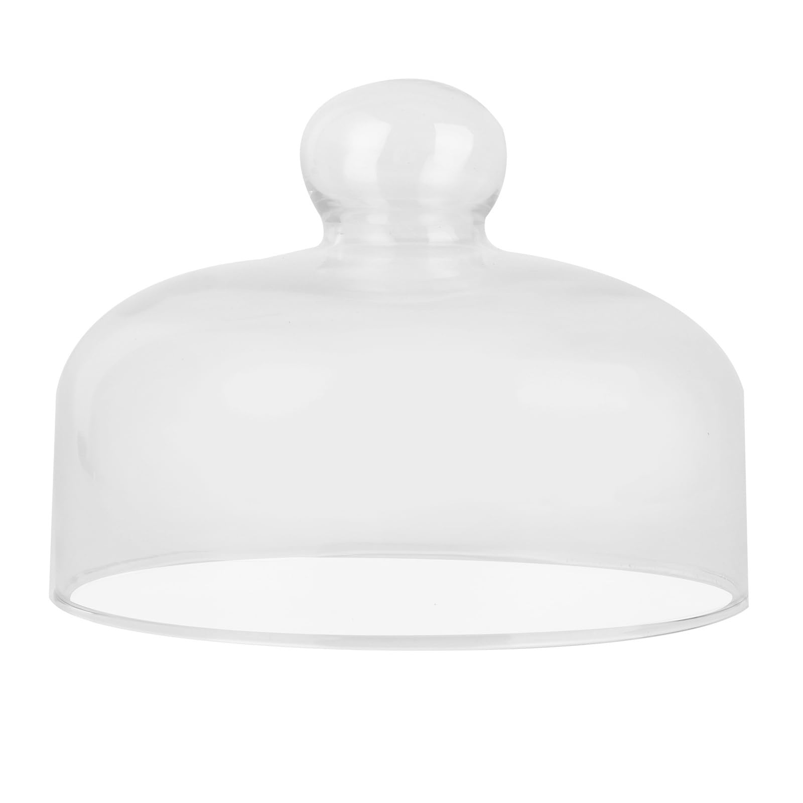 Cloche À Gâteau en Verre De 16 Cm De Diamètre sans Couvercle Alimentaire Couvercle De Conservation pour Gâteaux