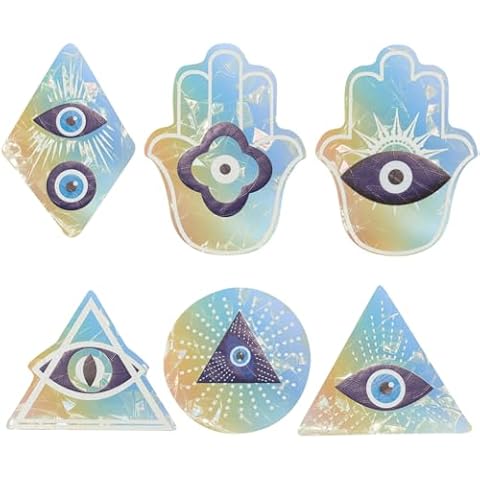 GORGECRAFT Blue Evil Eye Window Clings Cover