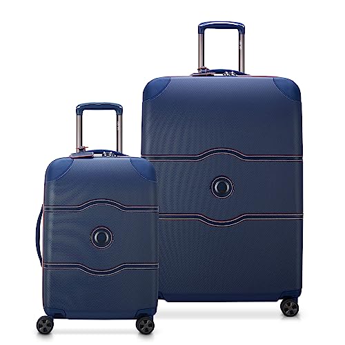 Image of DELSEY PARIS Chatelet Air 2.0 Hardside Luggage with Spinner Wheels, Navy, 2 Piece Set, (20 /28)