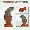 ferch Octopus Tentakel Dildo Butt Plug, 23,5CM Flexibler Huge Analplug mit Starkem Saugnapf Anus Dilatator Masturbation Sexspielzeug für Frauen SM-Spiel Männer (XL) #3
