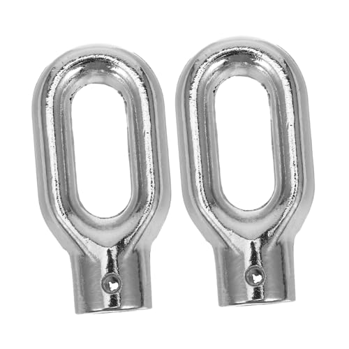 Veemoon 2 Stück Teiliges Outdoor Ausziehbare Markisenhalterungen aus Silbernem Vielseitig Kompatible Aufhängeringe für Sonnensegel und Markisen Einfache Montage für Individuellen