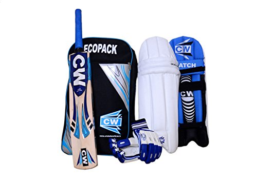 CW Smasher Cricket Set for Right & Lefty Boys Youth Kids Blue Glove