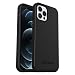 OtterBox Symmetry Case for iPhone 12 / iPhone 12 Pro, Shockproof, Drop proof, Protective Thin Case, 3x Tested to Military Standard, Antimicrobial Protection, Black