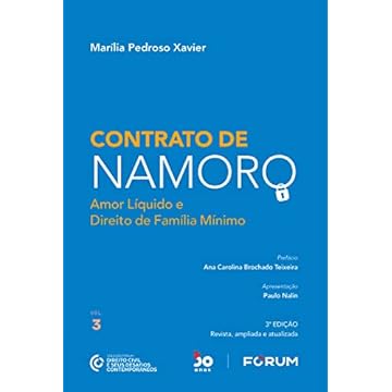 Capa do livro Contrato de Namoro: Amor líquido e direito de família mínimo