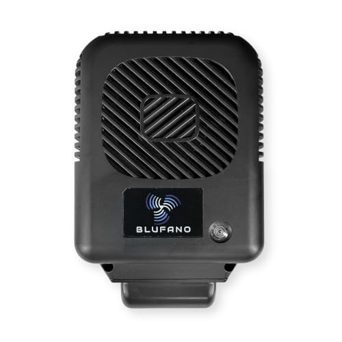 Blufano Ventilation Cooling Armor Fan for Body Armor and Tactical Vest Portable Vest Cooling System with Adjustable Airflow, USB Rechargeable Battery, Lightweight Tactical Gear Accessory