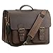 Produktbild Ruitertassen Aktentasche groß 3 Fächer Lehrertasche braun antik Schultasche in Top Permium Qualität inkl. Lederpflege Set