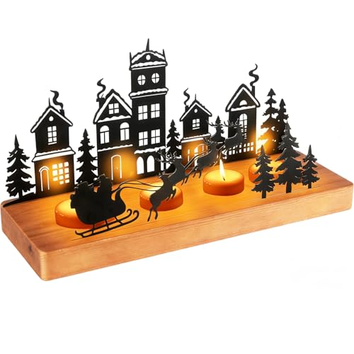 DFADKYWU Kerzenhalter Adventskranz, Advent Kerzenhalter,...