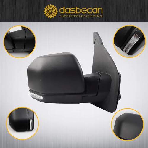 image for Dasbecan 8 Pins Right Side Mirror Assemble Compatible with Ford F150 2
