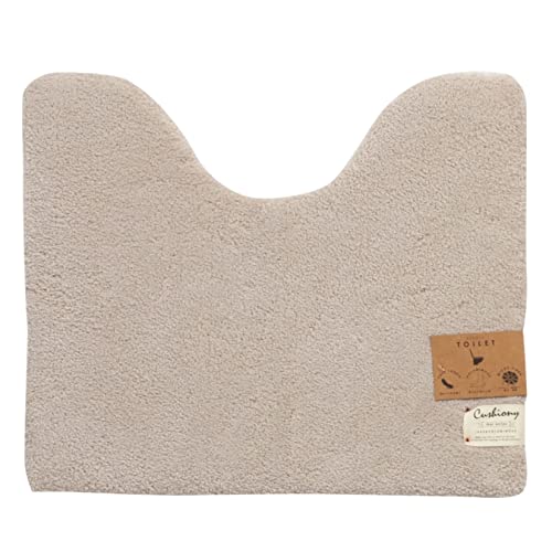 センコー B.B.collection クッショニー 2 ミニ トイレマット 約50×60cm ベージュ 厚手 ボリューム ふんわり 50041