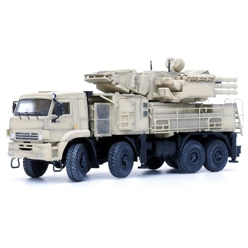 Motor City Classics Panzerkampf | 1:72 Scale Model Military Diecast Pantsir-S1 air Defense System Sand Color Scheme,Syrian Goverment Force 12217PB
