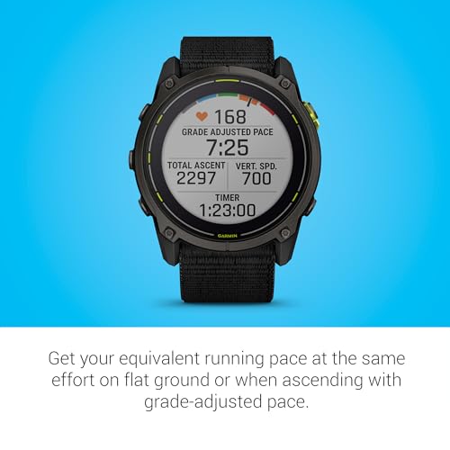 Garmin Enduro™ 3, Solar, 51 mm, Sapphire, Black UltraFit Nylon Strap - image 6