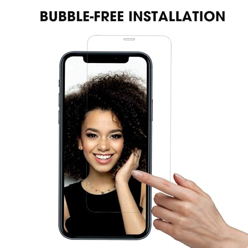 Image of GRIPP 0.3mm Japanese HD Tempered Glass Screen Protector for iPhone 11, iPhone XR (6.1 inch), 2.5D Round Edges, Scratch-Resistant, 9H Hardness, Full Screen Coverage, Bubble Free