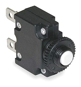 Carling Technologies Circuit Breaker, Thermal Circuit Breaker Type, Push Button Switch Type, Number of Poles 1 - CMB-103-11C3N-W-A/10