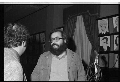 Francis Ford Coppola Candid Original B/W Negative by Drawings Cartoons 1970's
