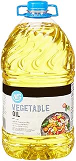 Amazon Brand - Happy Belly Vegetable Oil, 1 Gallon (128 Fl Oz)