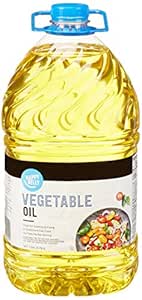 Amazon Brand - Happy Belly Vegetable Soybean Oil, 128 fl oz (Pack of 1)