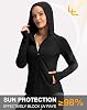 Chaqueta de Sol para Mujer UPF50+ con Capucha, Manga Larga, para Senderismo y Pesca 6